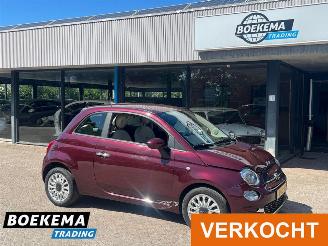 Vaurioauto  passenger cars Fiat 500 1.0 Hybrid Lounge Navigatie Climate Cruise PDC 2020/7