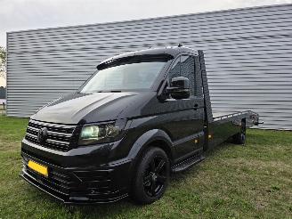 Auto incidentate Volkswagen Crafter Oprijwagen 1413KG-Laadvermogen (Hulp)Luchtvering Led CruiseControle CarPlay Voorruitverw. Trekhaak Lier EURO6 2017/10
