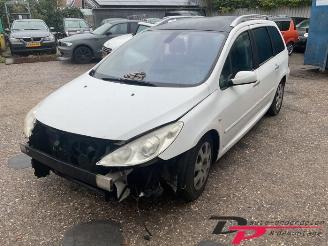 rozbiórka samochody osobowe Peugeot 307 307 SW (3H), Combi, 2002 / 2008 1.6 HDi 16V 2008/7