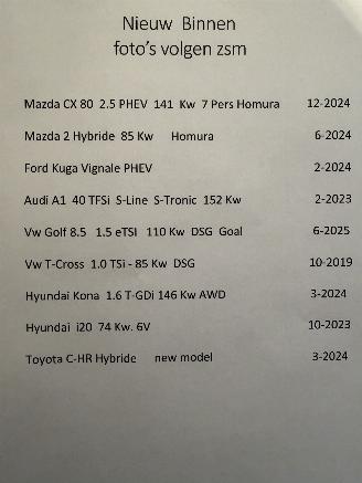 Schadeauto Mazda  CX 80  2.5 -141 Kw PHEV. Plug-In. 7 pers 2024/12