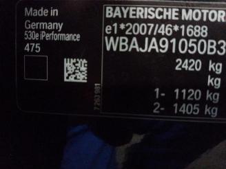 BMW 5-serie 5 serie (G30), Sedan, 2016 530e iPerformance picture 13