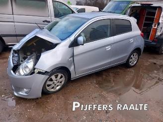rozbiórka samochody osobowe Mitsubishi Space-star Space Star (A0), Hatchback, 2012 1.0 12V 2015/6