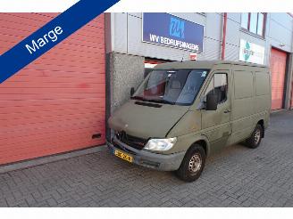 Vaurioauto  campers Mercedes  SPRINTER 208 CDI sprinter met camper kenteken marge 2000/6