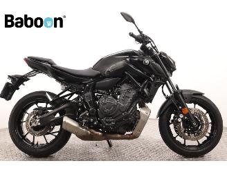krockskadad bil motor Yamaha MT-07 ABS 2022/4