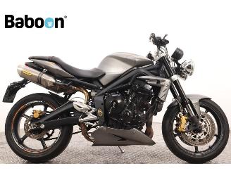 krockskadad bil motor Triumph Street Triple R 2011/3