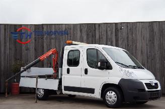 Peugeot Boxer 2.2 HDi Dubbele Cabine Open Laadbak Kraan Airco Trekhaak 96KW Euro 4 picture 6