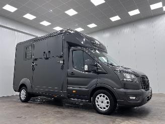 dañado vehículos comerciales Ford Transit 2.0 TDCI Autom. STX Paardenwagen Navi Clima 2024/8