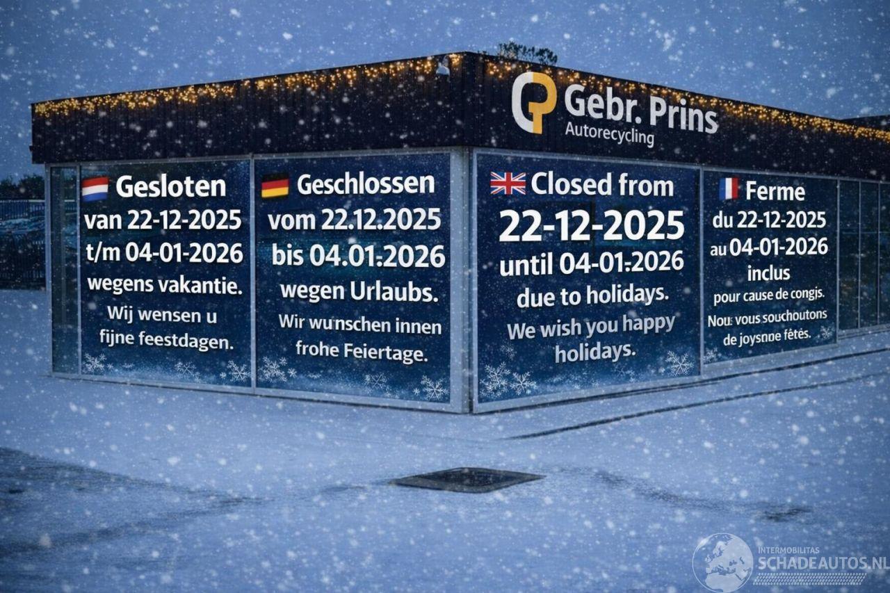 Aston Martin  Gesloten T/M 04-01-2026