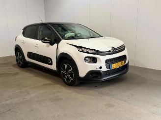 skadebil auto Citroën C3 1.2 Vti 12V PureTech Hatchback  Benzine 1.199cc 61kW (83pk) FWD 2020/2