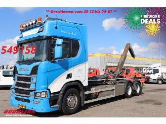 danneggiata veicoli industriali Scania R R500 6X2 Retarder VDL Haakarm Standclima Leder Navi Camera 2019/4