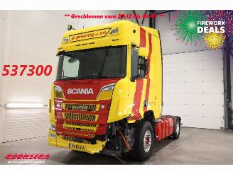 danneggiata veicoli industriali Scania R R520 V8 Alcoa Leder Standairco 2019/3