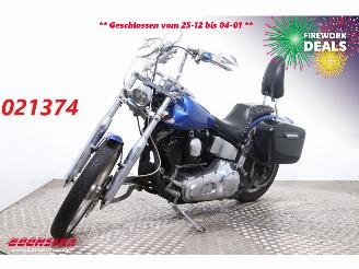 dañado motos Harley-Davidson  FXSTC Softail Custom 1997/1