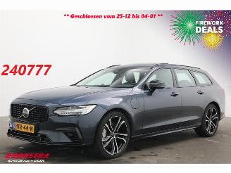 Vaurioauto  passenger cars Volvo V-90 T8 Plug-in hybrid AWD Ultra Dark Pano LED ACC B&W 360° Memory AHK 2025/7