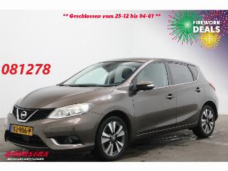 damaged passenger cars Nissan Pulsar 1.2 DIG-T N-Connecta Navi Clima Cruise Camera AHK 119.430 km! 2016/9