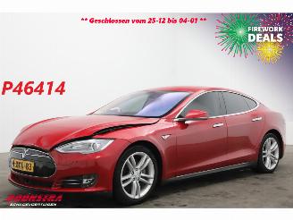 skadebil auto Tesla Model S 85 Base Leder Cruise Camera SHZ 2014/9