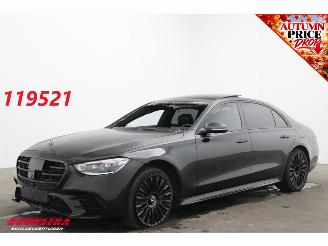 Voiture accidenté Mercedes S-klasse 580 e Lang AMG Line 4X Memory/SHZ/Ventilatie HUD AR Burmester 2023/5