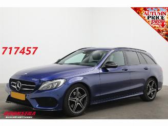 Schadeauto Mercedes C-klasse Estate 180 AMG Navi Cruise Clima Leder Memory SHZ Camera PDC 2018/3