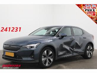 krockskadad bil auto Polestar 2 Long Range Single Motor Plus 82 kWh Pano ACC Memory SHZ LrHZ Apple/Android 360° 2024/3
