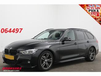 damaged passenger cars BMW 3-serie 318i Aut. M-Sport PDC Navi Clima LED LMV HIFI 2017/12