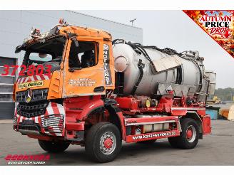 skadebil vrachtwagen Mercedes Arocs Arocs 2053 4X4 Müller Saug/Druck ADR 10m3 2019/11