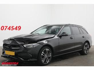 skadebil auto Mercedes C-klasse Estate 300 e Luxury Line Pano ACC Navi Leder Memory SHZ Virtual Apple/Android Camera PDC 2022/9