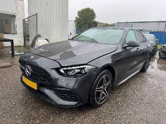 damaged passenger cars Mercedes C-klasse 300 e AMG Line 2022/8