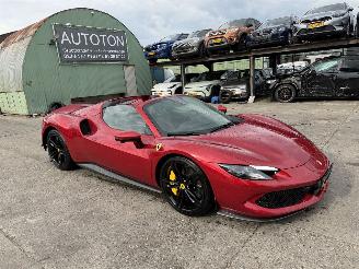 Voiture accidenté Ferrari 296 GTS 3.0 V6 830PK Hybrid Carbon Keramisch Lift Pass-Display NAP 2024/7