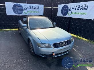 disassembly passenger cars Audi A4 A4 Cabriolet (B6), Cabrio, 2002 / 2005 1.8 T 20V 2004/7
