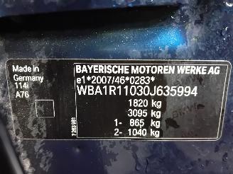 BMW 1-serie 1 serie (F20) Hatchback 5-drs 114i 1.6 16V (N13-B16A) [75kW]  (07-2012=
/02-2015) picture 6