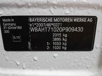 BMW X1 X1 (F48) SUV sDrive 18d 2.0 16V (B47-C20A(Euro 6)) [110kW]  (07-2015/0=
6-2022) picture 6