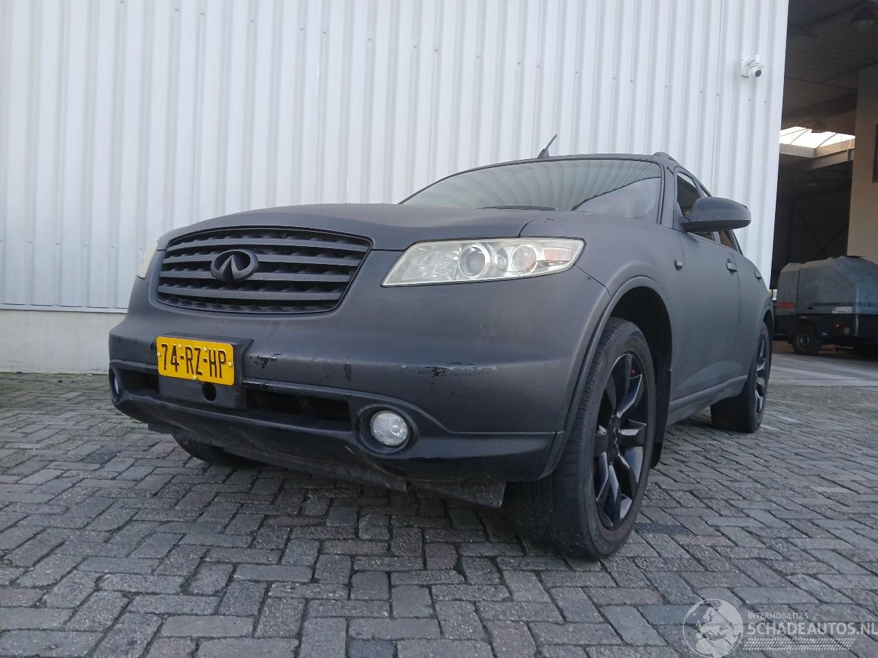 Infiniti FX FX (S50) SUV 35 3.5i 24V AWD (VQ35DE) [206kW]  (01-2003/12-2008)