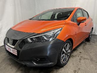 krockskadad bil auto Nissan Micra Micra (K14) Hatchback 0.9 IG-T 12V (H4B-408) [66kW]  (12-2016/06-2025)= 2018/8