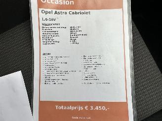 Opel Astra G cabrio 1.6i 16v bertone - 113dkm nap - distriebutieriem vernieuwd bij 91.696km in 2020 - elektr pakket picture 21