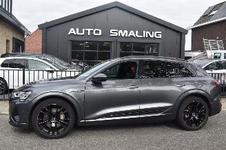 Voiture accidenté Audi E-tron 95Kwh 55 Quattro S Edition 408Pk 90%Soh *Navi/Clima/Camera/Stoelverwarming 2021/12
