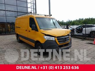 Salvage car Mercedes Sprinter Sprinter 3,5t (907.6/910.6), Van, 2018 314 CDI 2.1 D RWD 2019/6