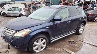 Vrakbiler auto Nissan Murano 2005 3.5 V6 VQ35 Blauw onderdelen 2005/9