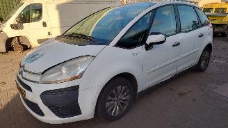 Uttjänta bilar auto Citroën C4-picasso 2008 1.6 VTi 5FW Wit EWPA onderdelen 2008/10