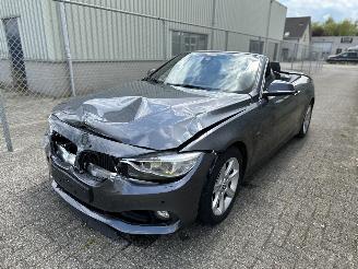 Schadeauto BMW 4-serie 420d AUTOMAAT CABRIO | LED | CAMERA | NECK HEATERS | FULL OPTIONS! 2014/8