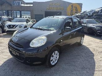 Voiture accidenté Nissan Micra 1.2I 2012/9