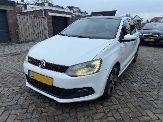 krockskadad bil auto Volkswagen Polo 1.4 GTI TSI PANO LED AUTOMAAT 2011/1