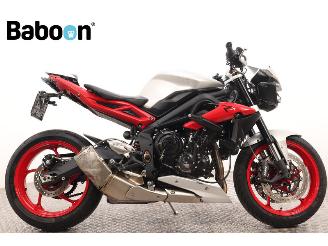 krockskadad bil motor Triumph Street Triple Rx ABS 2015/4