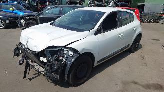 Autoverwertung Renault Mégane 3 2009 1.6 16v K4M JH3183 Wit OV369 onderdelen 2009/2